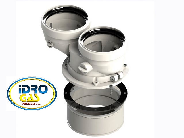 KIT SDOPPIATORE 80 C/FLANGIA UNIVERSALE CONDENSAZIONE